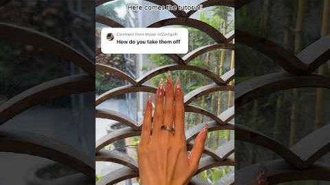 How to remove my press ons? I hope this helps!#ellievincynails #pressonnails #nailhacks #fakenails