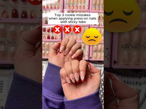 Avoid these mistakes!#pressonnails #ellievincynails #nailart #nailhacks #nailstutorials