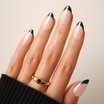 Pink Black Ombre