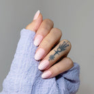 Blush Touch,Ellie Vincy Press on Nails,  ,Ombre, White press on nails,30 pcs, False nails,Reusable,Glue on nails,Sticky on nails,Pop on nails