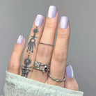 Purple Bling,Ellie Vincy Press on Nails,  Square,Solid color, Purple press on nails,30 pcs, False nails,Reusable,Glue on nails,Sticky on nails,Pop on nails